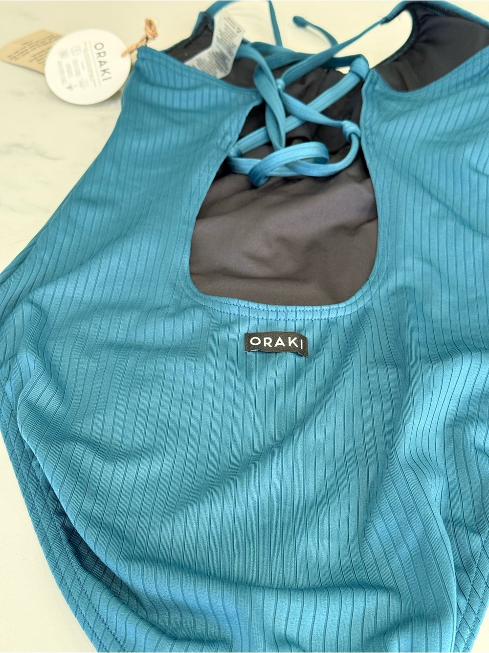 Oraki One-Piece Swimsuit in Teal